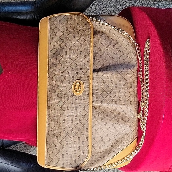 Vintage Gucci Large Clutch With Extras - Picture 1 of 15
